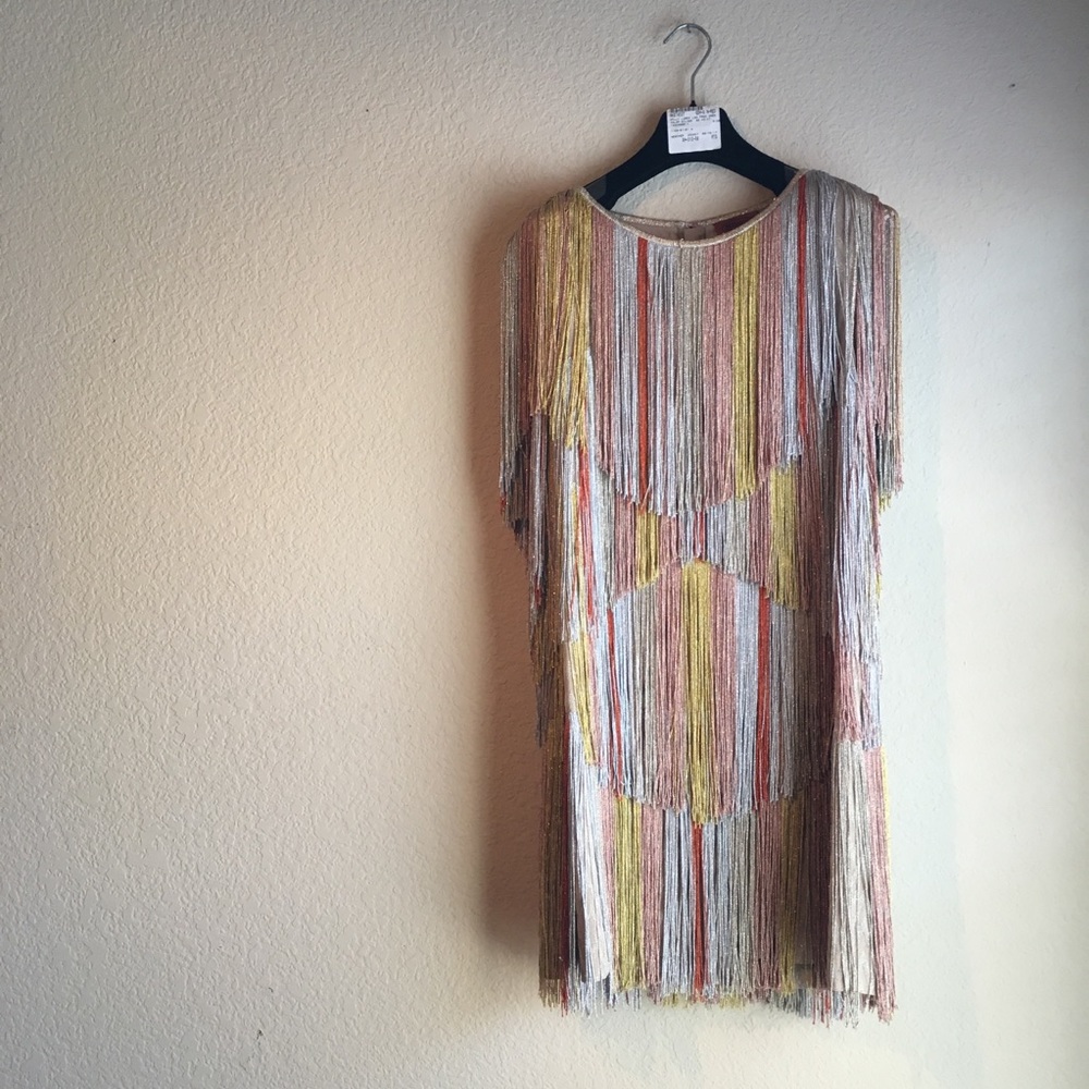 Missoni metallic layered fringe dress - Picture 2 of 6